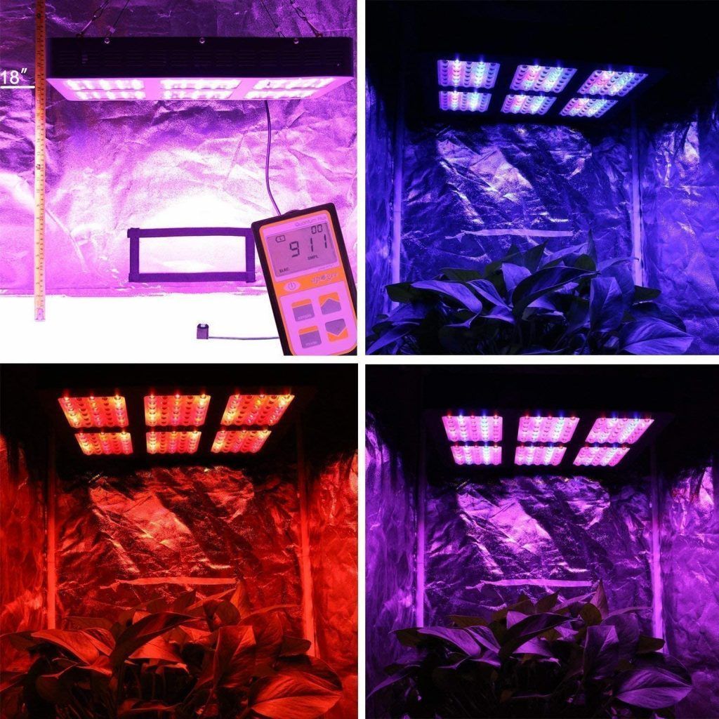 diferentes tipos de luz, alturas y potencias lumínicas